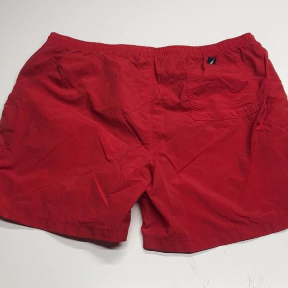 NAUTICA Men’s 2XL Red Swimsuit Trunks - Picture 3 of 5